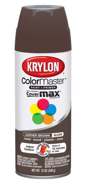 Krylon ColorMaster Gloss Leather Brown - 354ml