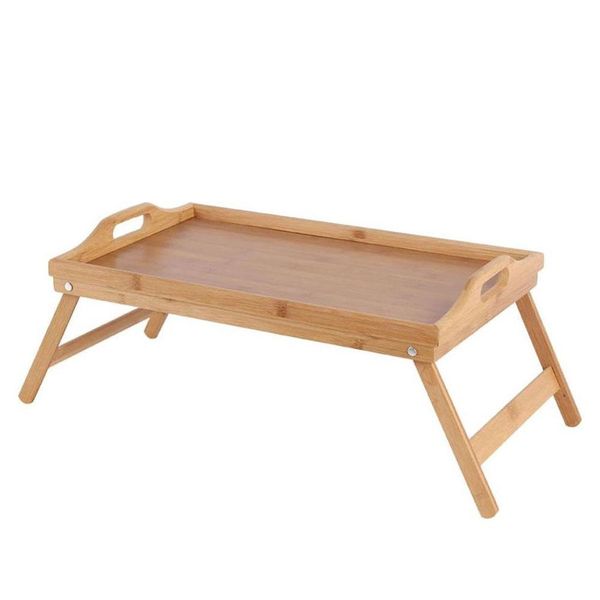 Serving Tray with Foldable Feet - Bamboo - Eco-friendly