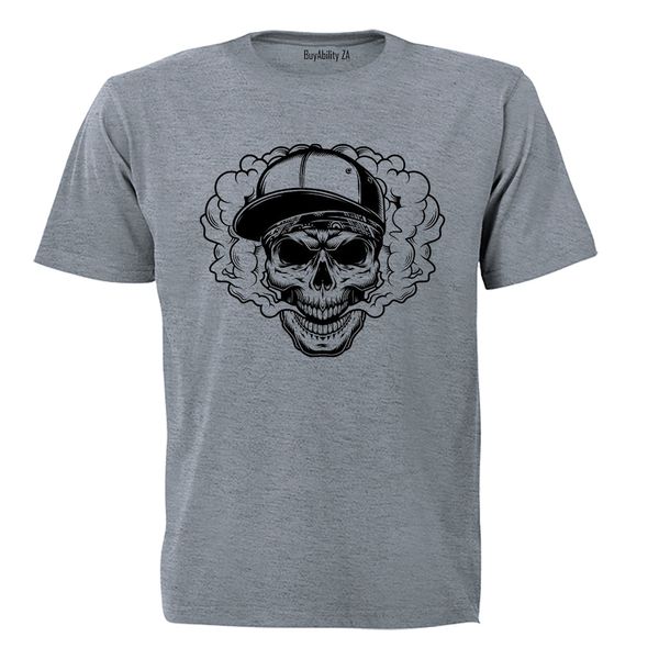 Smoke Skull - Halloween - Adults - T-Shirt