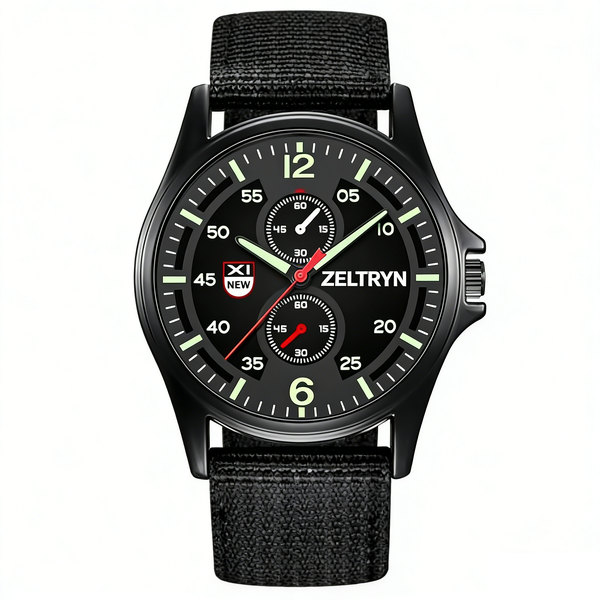 ZELTRYN Fashionable Nylon Strap Sports Watch