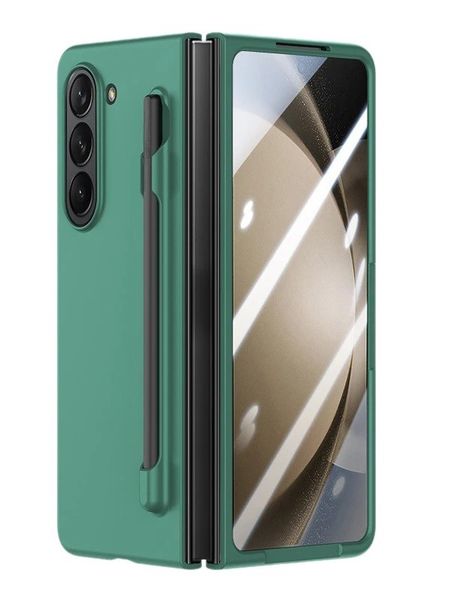 Protective Cover With Pen For Samsung Galaxy Z Fold 6 - Light Green