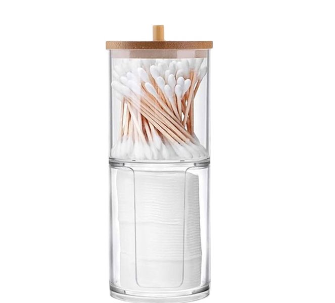 Makeup remover 2 Compartment Storage Box