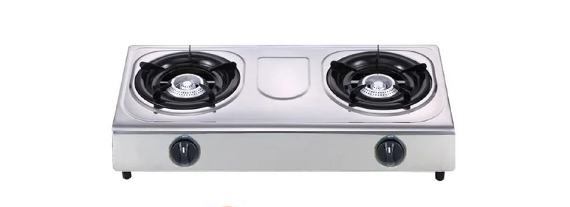 2 Plate Stainless Steel Gas Stove and 5kg Cadac Gas Cylinder