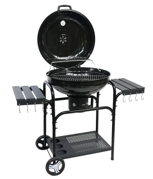 Outdoor Buddy - BraaiBoss 57cm Premium Charcoal Kettle Braai - Side Shelves