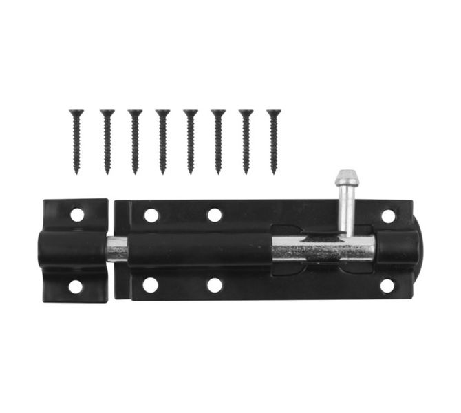 100 mm Barrel Bolt Black Japan