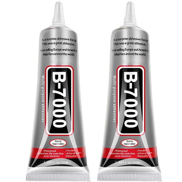 B7000 Jewelry Glue,Multipurpose Super Adhesive-2PCS(50ML/1.69 floz)