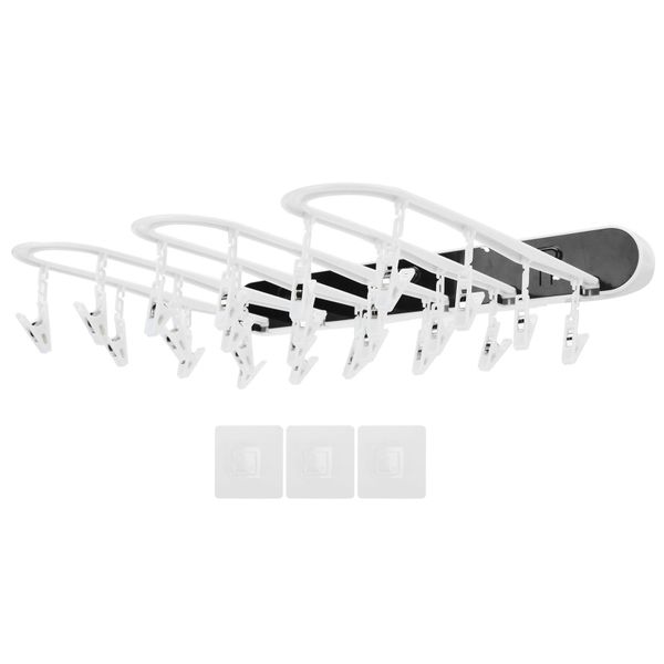 Push Fold Socks Underwear Rack Wall Mount Space Saving