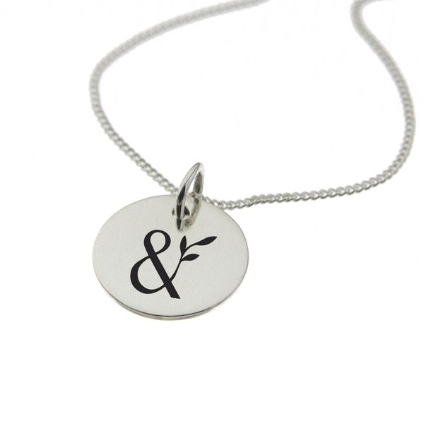 Ampersand Sterling Silver Necklace with Chain