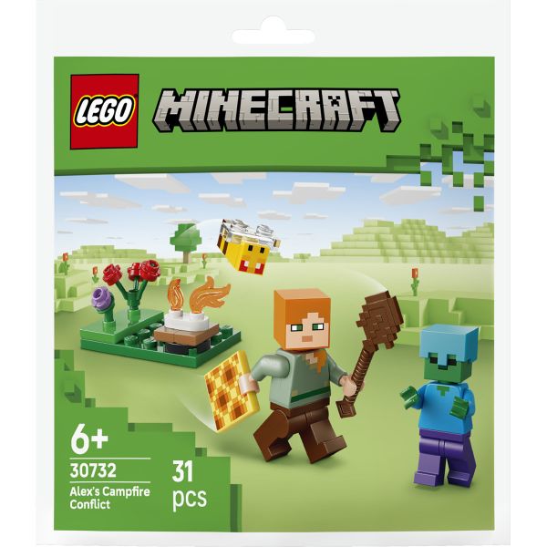LEGO® Minecraft Alex's Campfire Conflict 30732