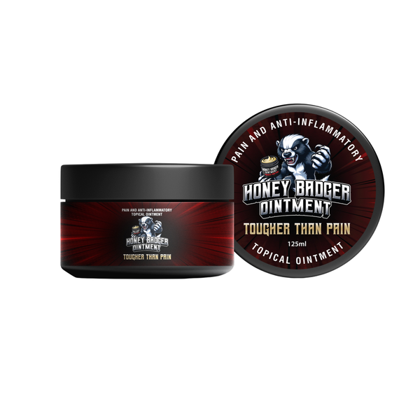 Honey Badger Pain &amp; Anti-Inflammatory Ointment. 125ml