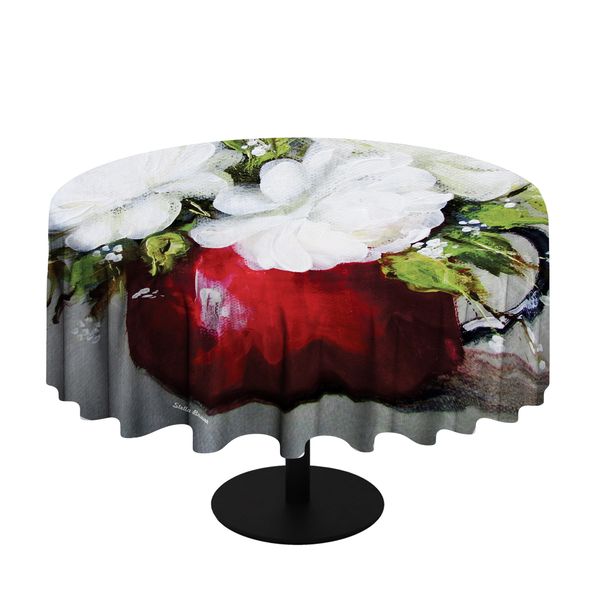 Like Angel Wings By Stella Bruwer Round Tablecloth