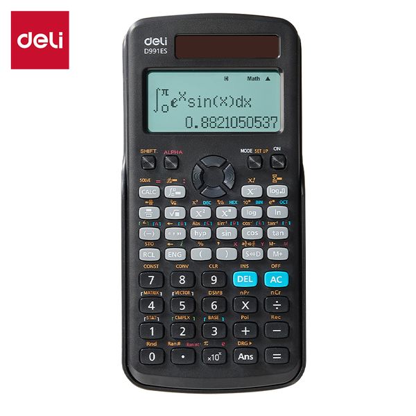 Deli Scientific Calculator ED991ES - 417 Functions (Black)