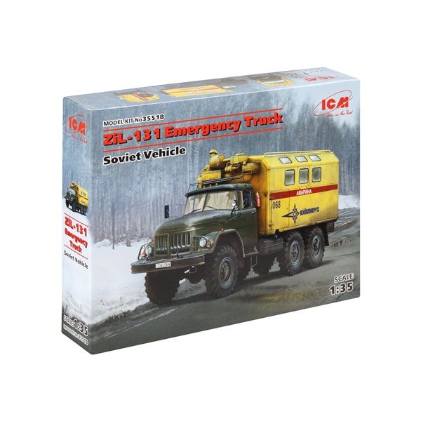 ICM35518 1/35 ZIL-131 Emergency Truck Plastic Kit