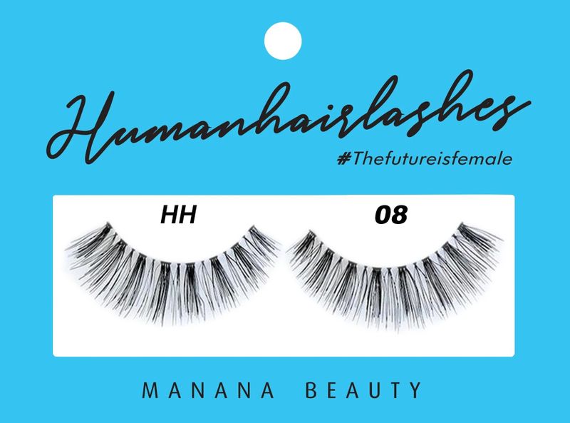 Manana Human Hair Eyelashes - Nia