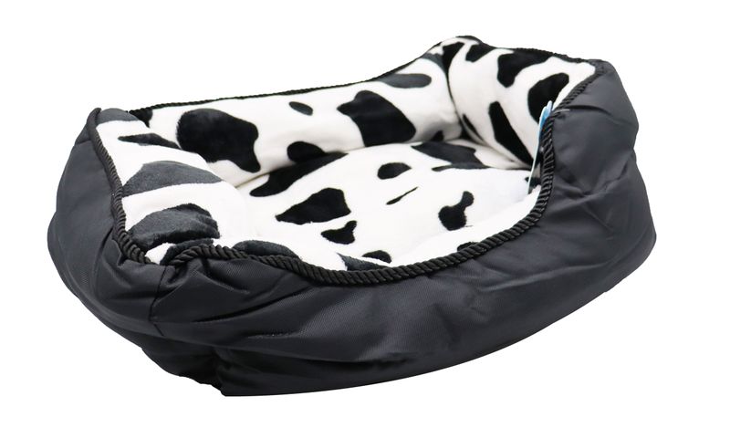 Pet Dog Cat Bed Dog Cushion Pet Mat - Black &amp; White