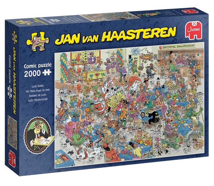 Jumbo Jan van Haasteren - Ludo Battle Puzzle - 2000 Pieces