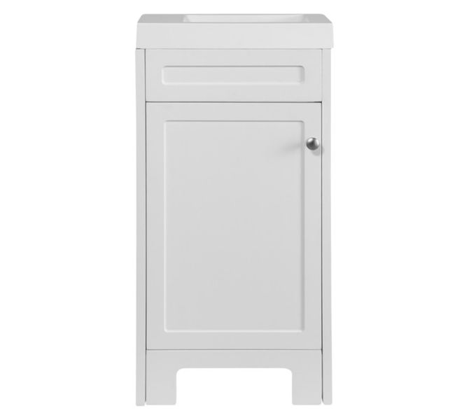 Guest Vanity Cabinet White 450 x 250 x 865 mm