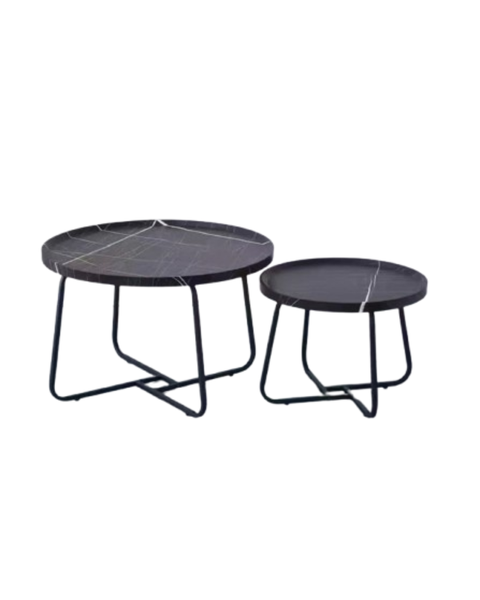 Urban Duo Centre Tables - Modern 2-in-1 Metal Design