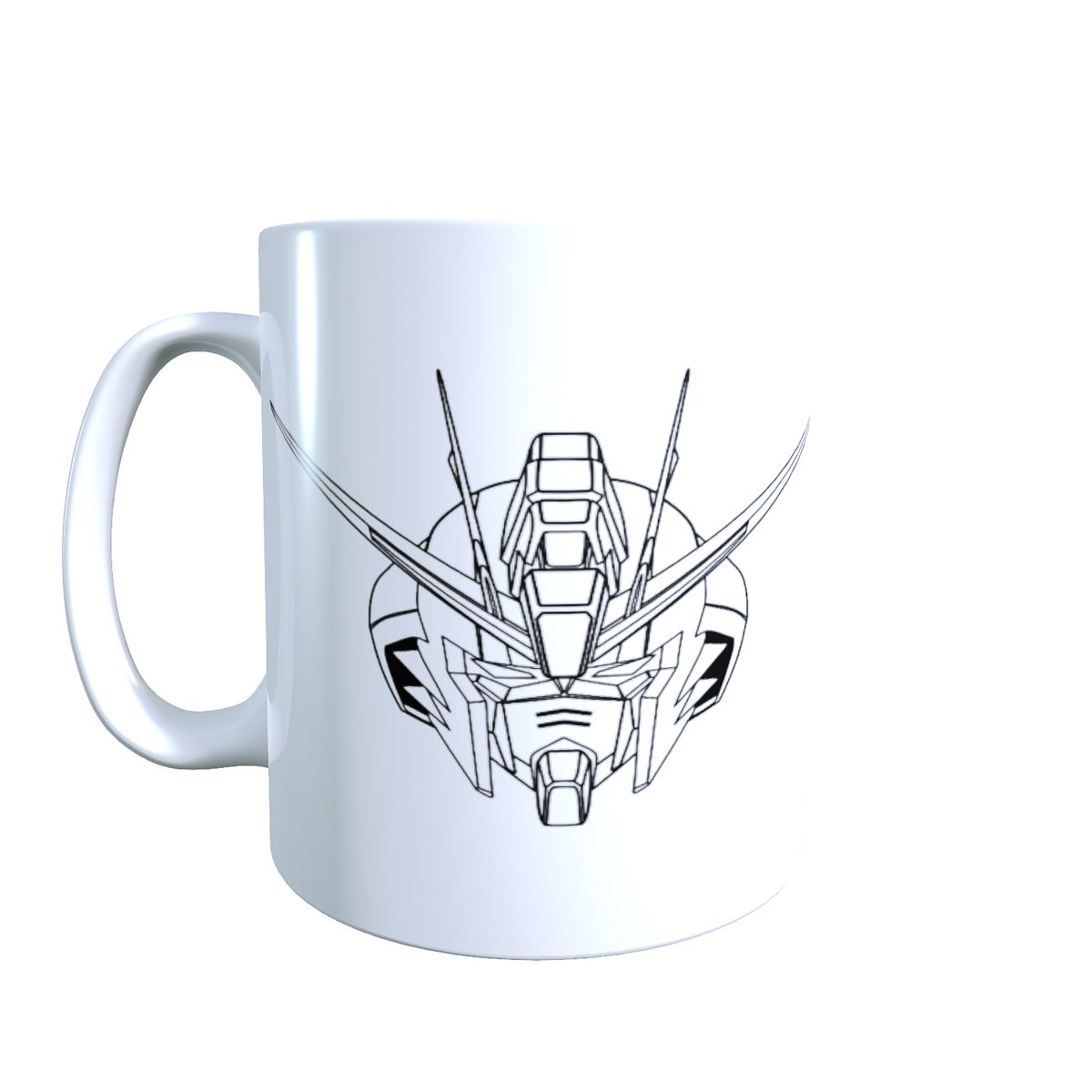 Gundam GN 001 Line Art - Gundam Coffee Mug | Shop Today. Get it ...