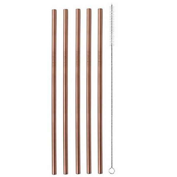 Stainless Steel Drinking Straws (5 Piece)