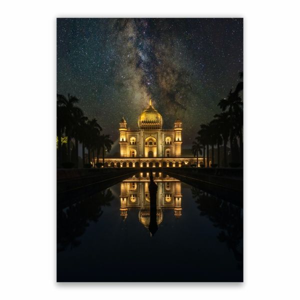 New Delhi Mosque Poster - A1