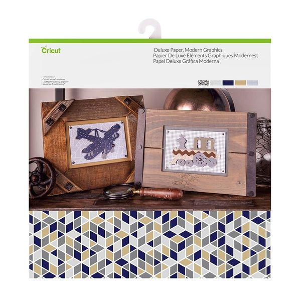 Cricut Deluxe Paper 30x30cm 10-pack Modern Graphics 2004099