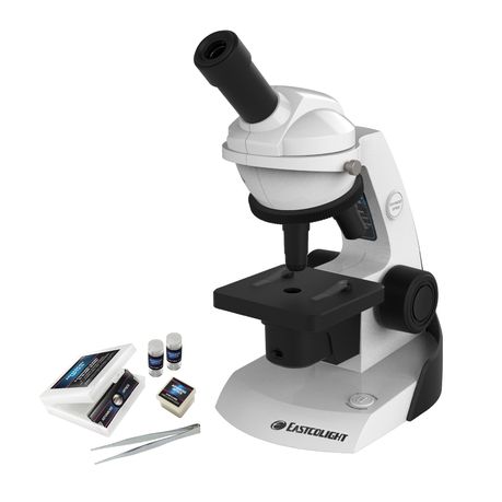 Super HD Rotatable Kids Microscope 60x 120x 200x with Smartphone Adapter