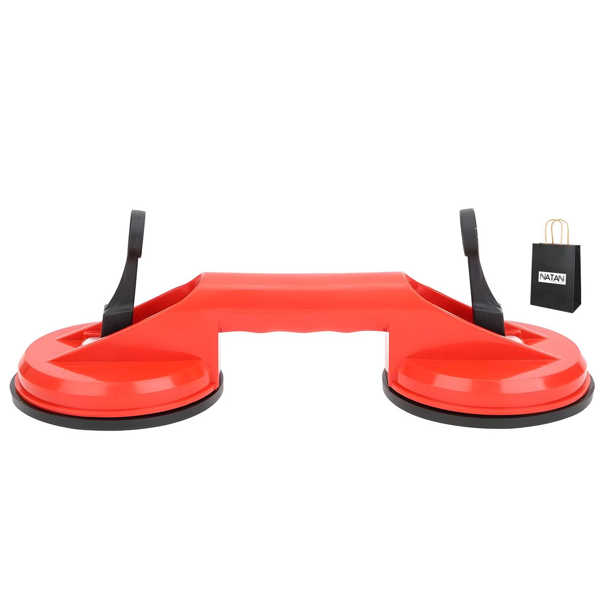 Double Suction Pad Claws Glass Sucker Lifter + Natan Gift Bag Shop