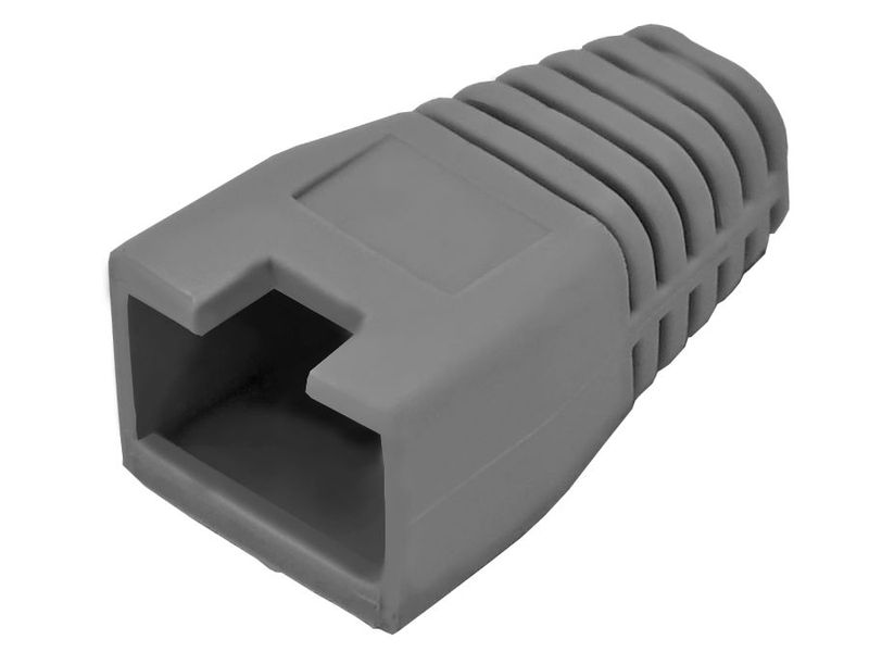 Linkbasic Grey RJ45 Connector Boots (Pack of 50 units)