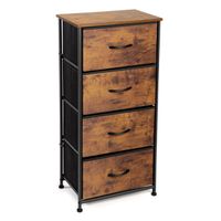 4 Drawer Dresser Storage Tower Organizer Unit