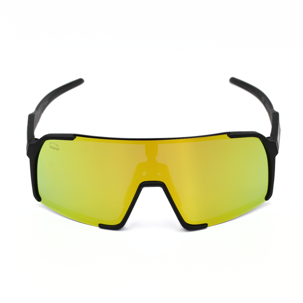 Wombat Kross Mirrored Polarised Sunglasses WBS056R - Yellow Gold