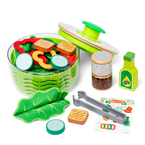 Melissa &amp; Doug Spin &amp; Chop Salad Spinner