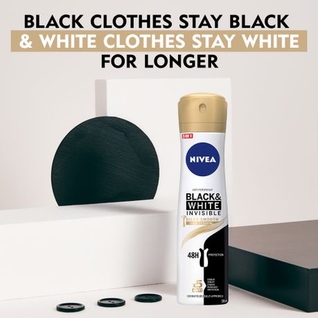 NIVEA Deo Black & White Silky Smooth Anti-Perspirant Spray - 6 x 150ml, Shop Today. Get it Tomorrow!