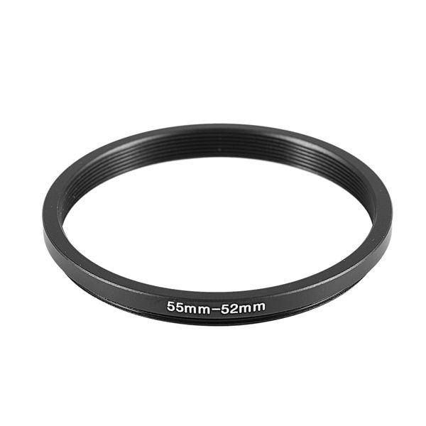 55mm-52mm 55mm to 52mm Black Ring Adapter for Camera