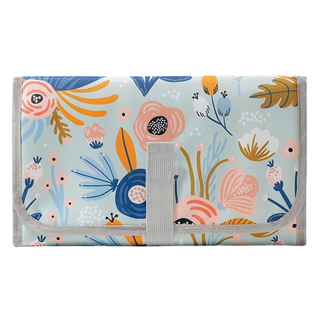 Bestby- Portable Baby Changing Mat /Diaper Pad with Storage-Colourful World Image
