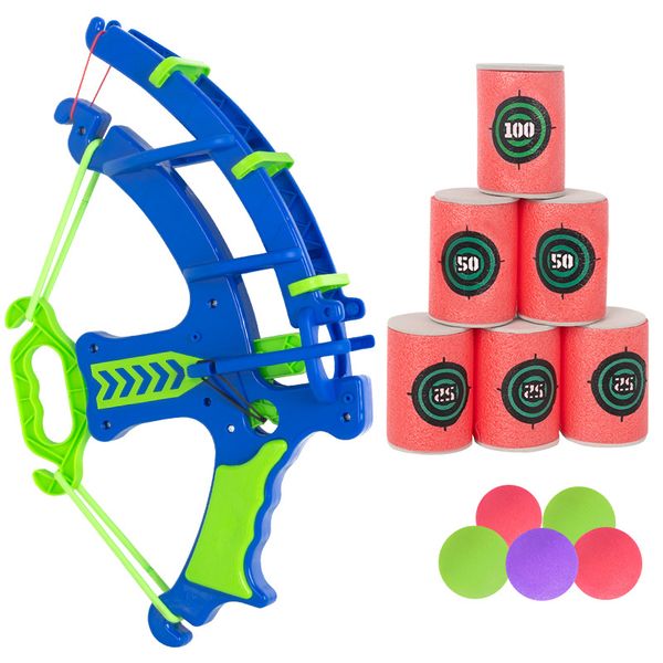 Archery Catapult Sponge Ball, Tthrowing Children's Shooting Bucket Toys