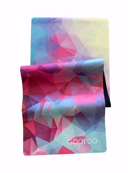 GOOROO Premium Yoga + Fitness Mat | GEOMETRIC LANDSCAPE