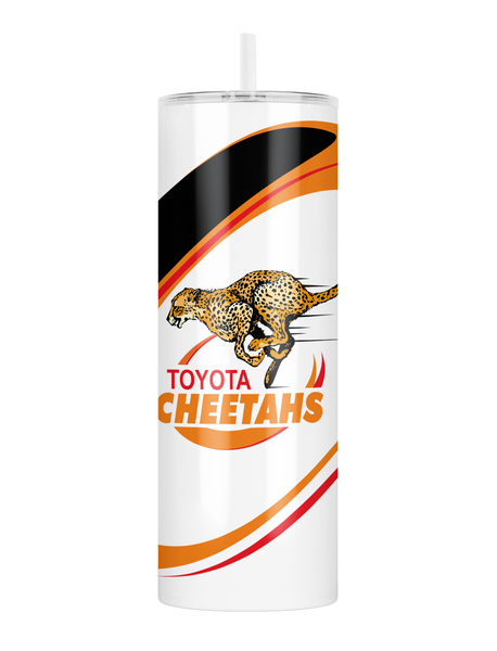 CHEETAHS Rugby Skinny Tumbler / Travel Mug 20 oz