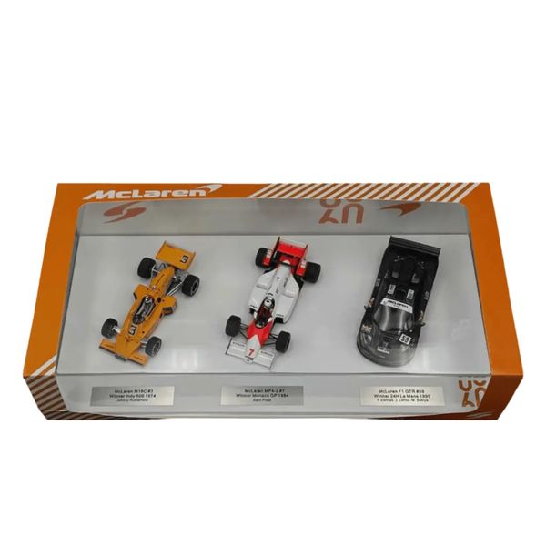 SPARK 1/43 - MCLAREN Triple Crown - M16C - MP4/2 - F1 GTR
