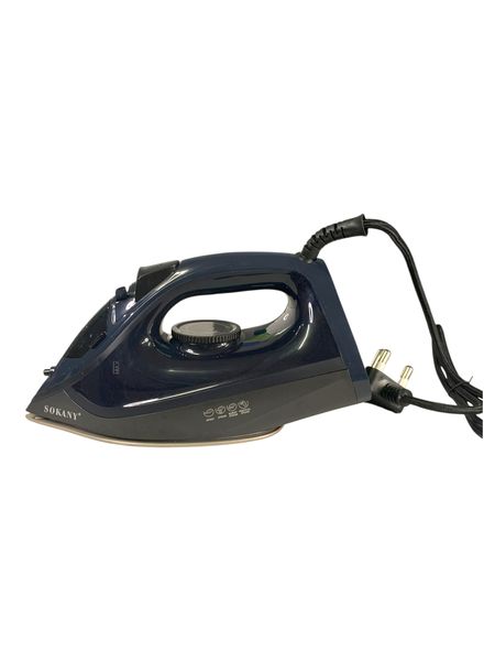 Steam Iron - 1600W, Ceramic Soleplate (Blue)