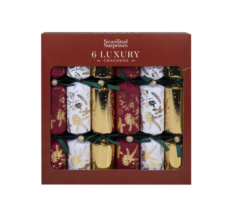 Christmas Crackers Luxury - 6 Piece