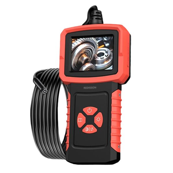 5m 1080P Industrial Endoscope,2MP Inspection Borescope Camera with Light