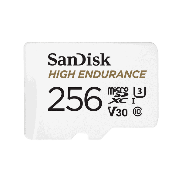 SanDisk High Endurance 256GB MicroSDXC Class 10 Memory Card