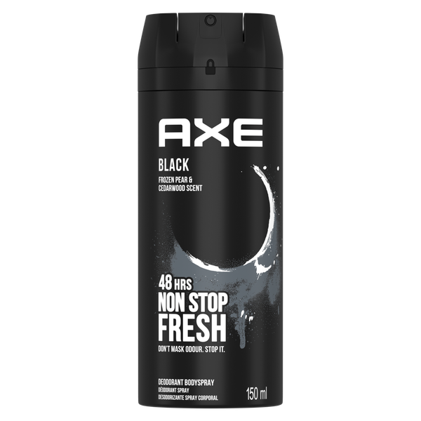 AXE Black Aerosol Deodorant Body Spray 6x150ml