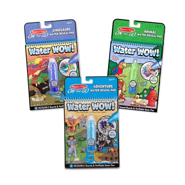 Melissa and Doug - Water Wow Activity Pads - Set of 3