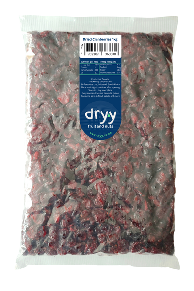 Dried Cranberries 1kg