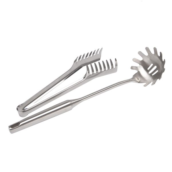 2 Pieces Stainless Steel Spaghetti Server Set Pasta Spoon Server Fork