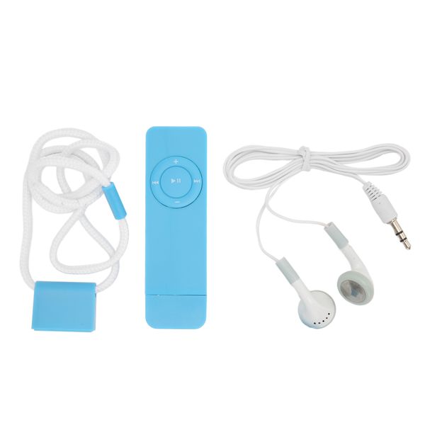 MP3 Player Lossless Sound Support Up to 64GB Mini Music for Students Blue