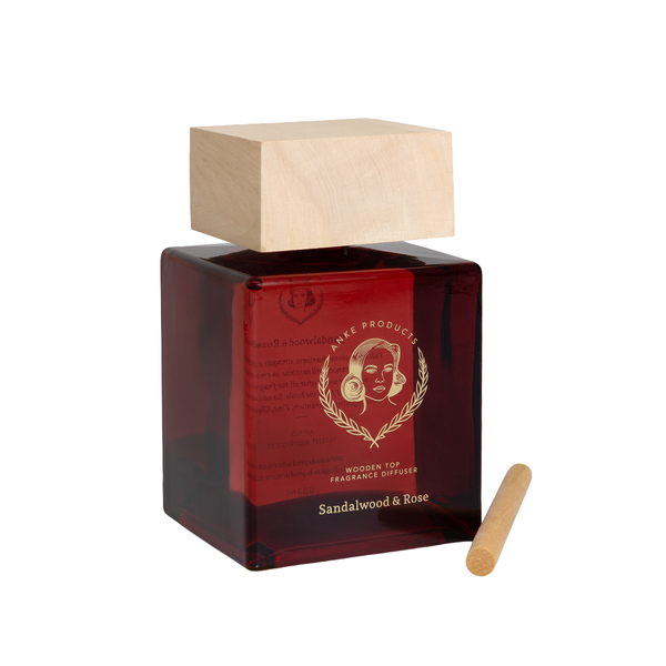 Anke Products Grand Edition Sandalwood Rose 1 Liter Wooden Top Diffuser