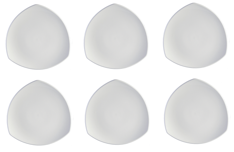 Plate 28cm Triangular Porcelain Continental China